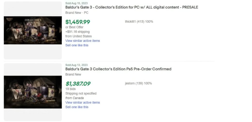 На eBay выставили коллекционки Baldurʼs Gate 3 от тысячи долларов — фото 1