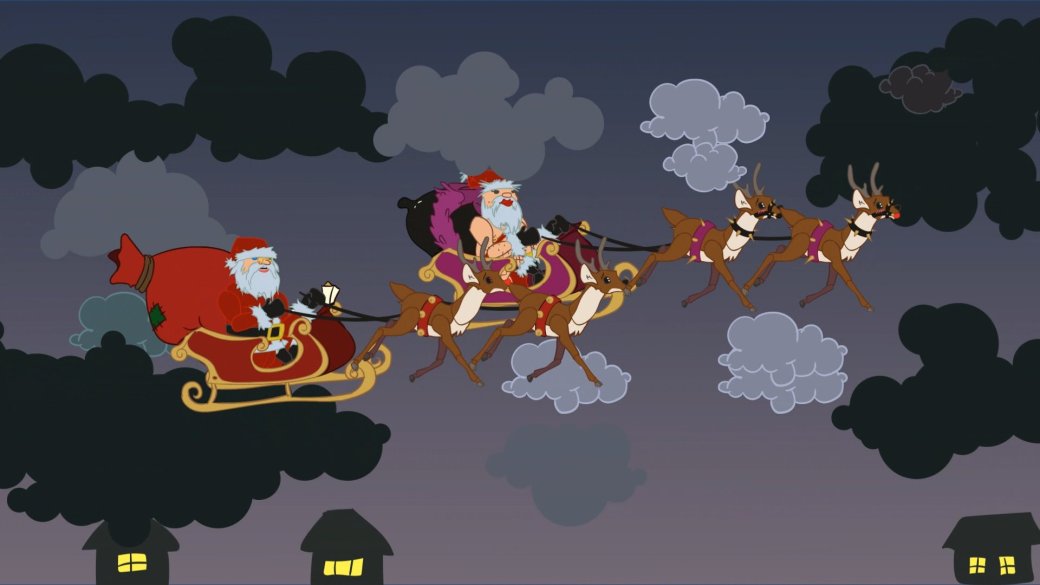 Santa Fukcus: безумная игра про деда-трансвестита с водкой и медведями — фото 1
