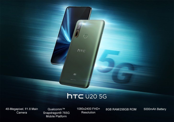 Неожиданно и дорого: HTC представила смартфоны U20 5G и Desire 20 Pro — фото 1
