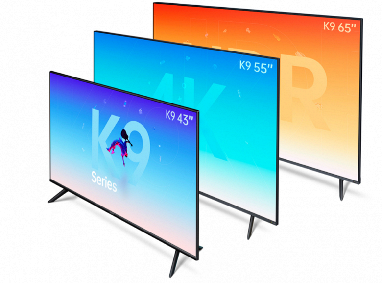 Oppo представила бюджетные 4К-телевизоры серии K9 — фото 1
