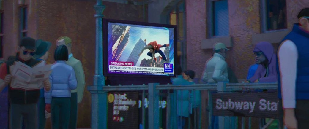 Галерея Что показали в трейлере Spider-Man: Into the Spider-Verse. Зеленый гоблин, Гвен-паук и Кингпин? - 2 фото