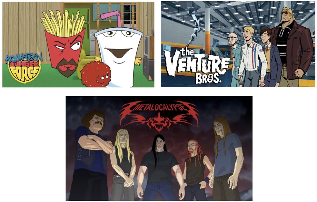 (Изображение: [WarnerMedia](https://pressroom.warnermedia.com/na/media-release/adult-swim-greenlights-aqua-teen-hunger-force-metalocalypse-and-venture-bros-original))