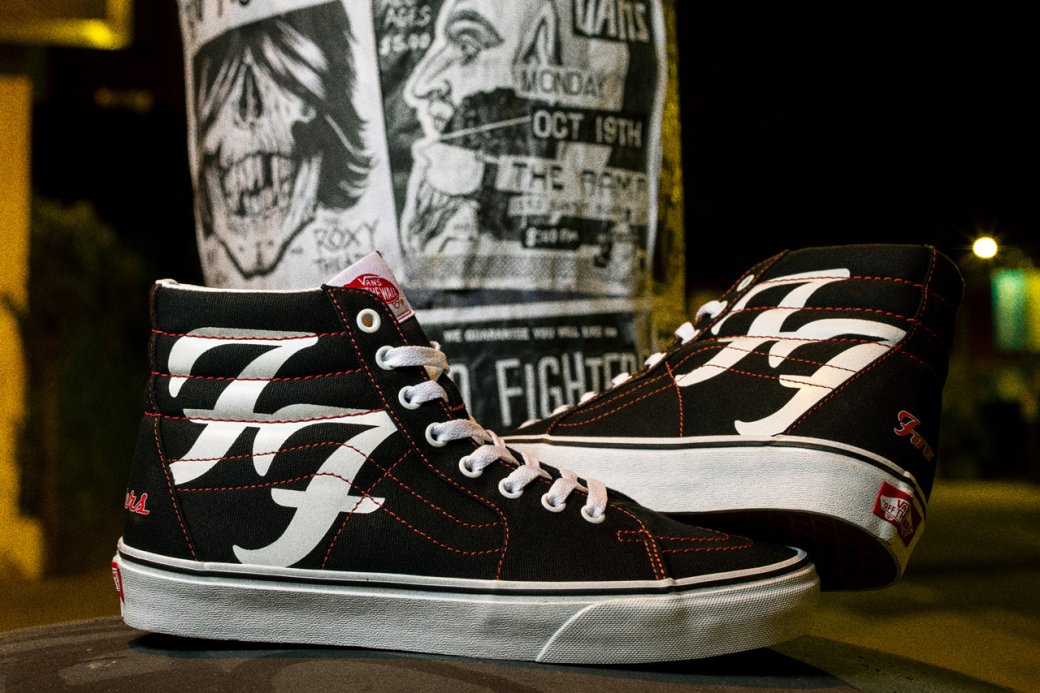 foo fighters vans shoes