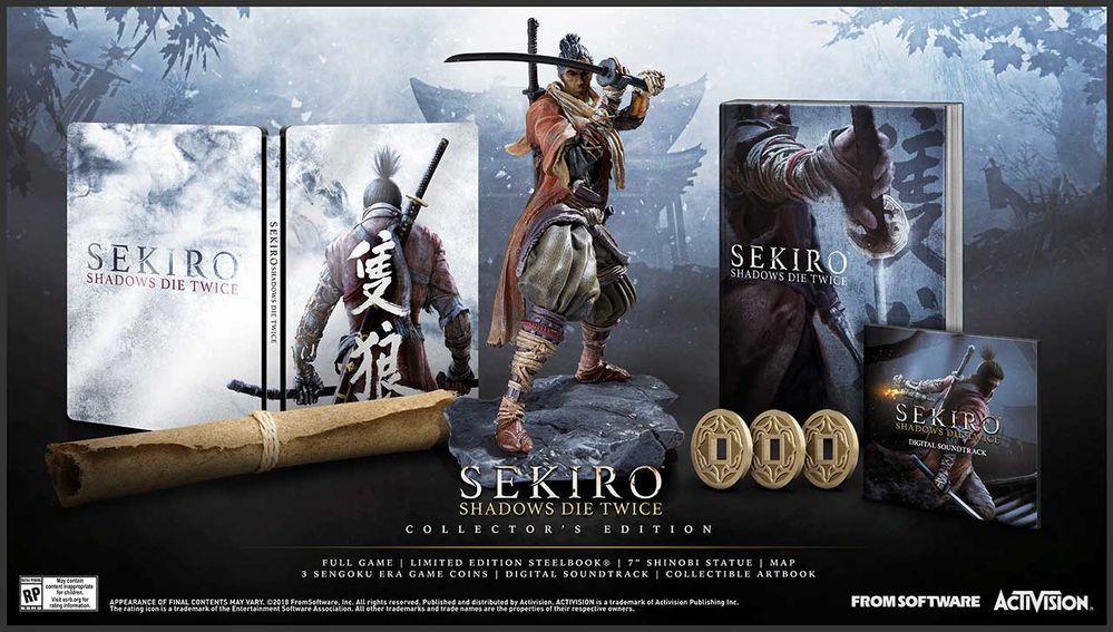 Создатели Sekiro: Shadows Die Twice раскрыли ее дату выхода и показали коллекционное издание — фото 4