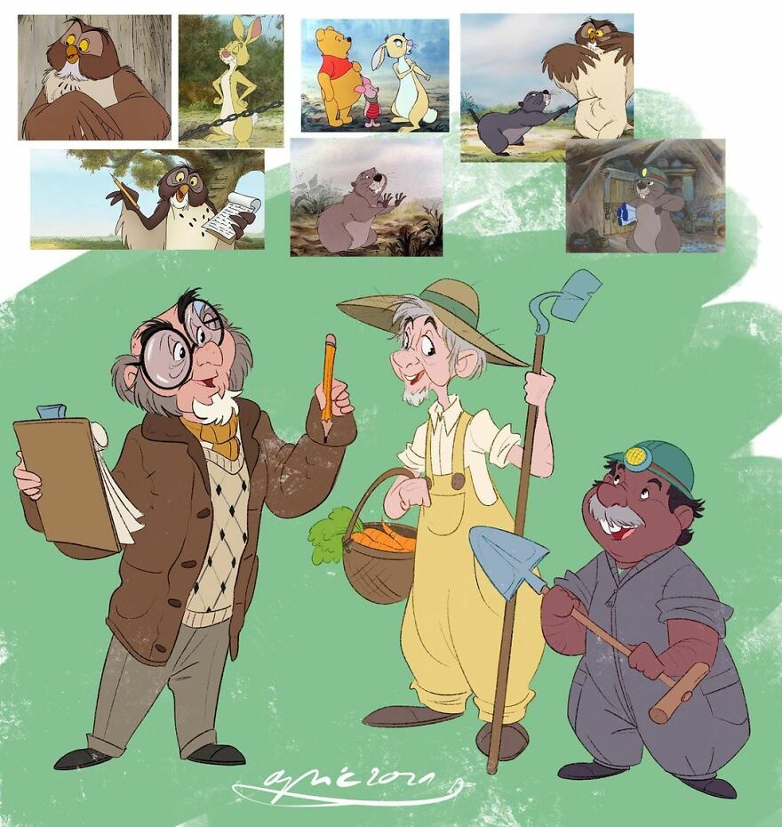 Сова, Кролик и Суслик