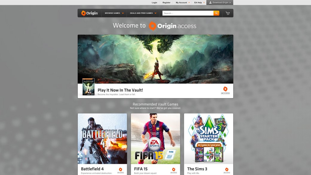 EA запустила Origin Access: бесплатные игры, ранний доступ по подписке — фото 2