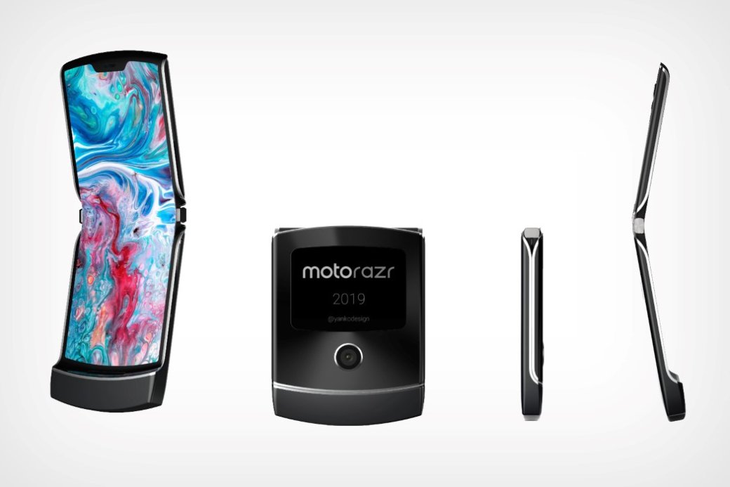 Moto RAZR 2019: новый концепт показывает главные особенности складной легенды — фото 3