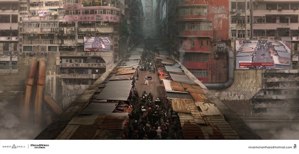 Потрясающий арт к американской Ghost in the Shell от 7 художников — изображение 6