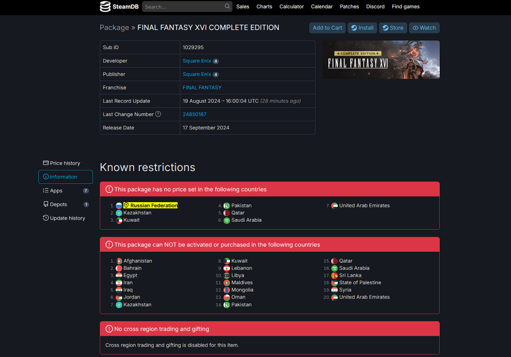 Для запуска Final Fantasy 16 на PC потребуется как минимум GeForce GTX 1070 — фото 1