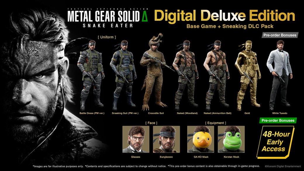 Konami показала необычные костюмы для Биг Босса в Metal Gear Solid Delta: Snake Eater — фото 4