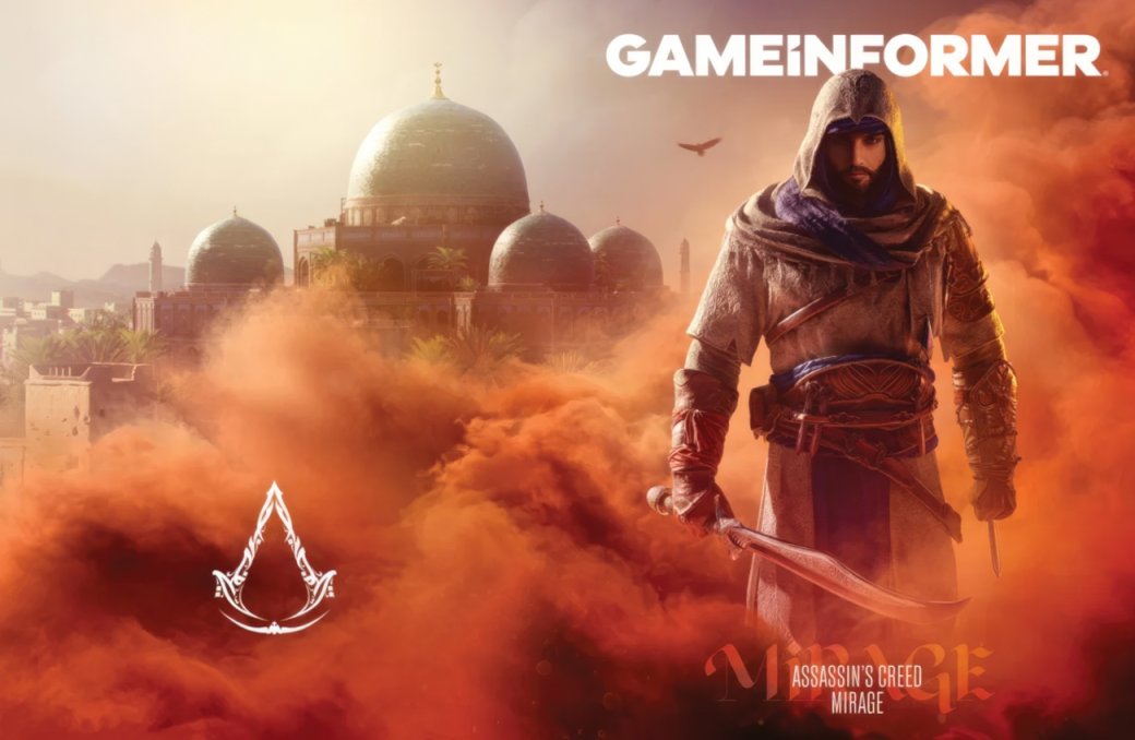 Галерея Game Informer показал обложу с Басимом и Багдадом из Assassins Creed Mirage - 2 фото