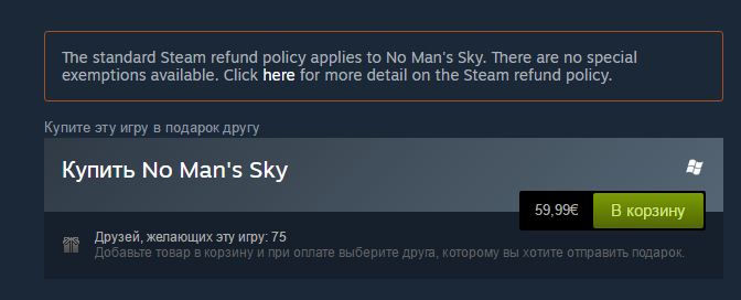 Steam возвращает деньги за No Man’s Sky даже долго игравшим в нее — фото 2