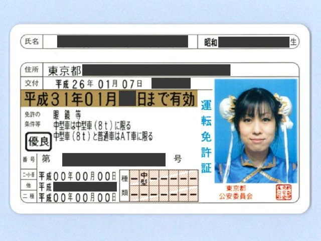 Галерея Японка снялась для водительских прав в образе героини Street Fighter - 2 фото