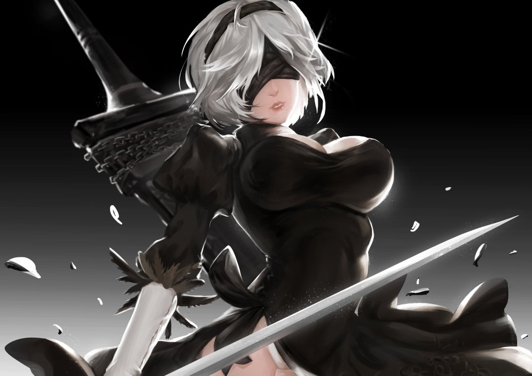 Слишком сексуальна: Интернет сходит с ума от героини Nier: Automata — изображение 10