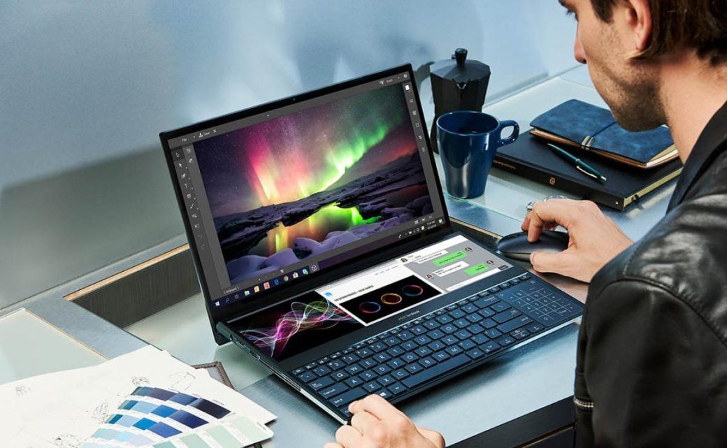Asus ZenBook Pro Duo: фантастический ноутбук с двумя 4K-дисплеями — фото 1
