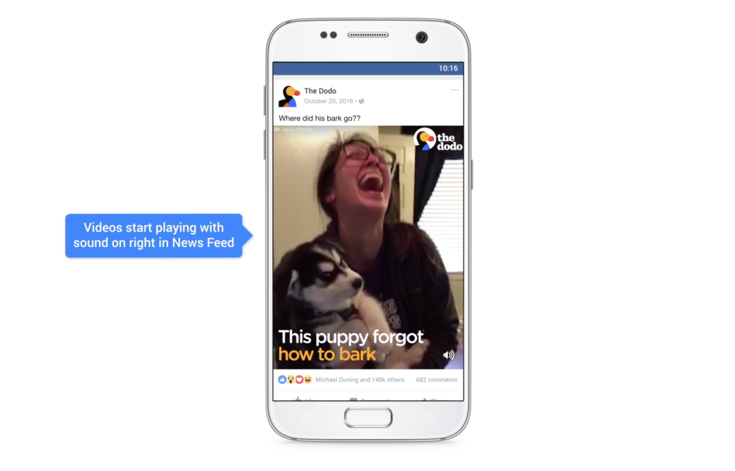 Почему автовоспроизведение звука в видео Facebook — это важно — фото 1