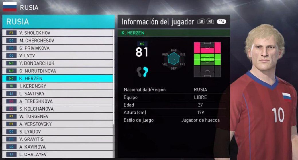 ААААА!!! PES 2018 поместила в сборную России писателей, политиков и Героев Советского Союза — фото 1