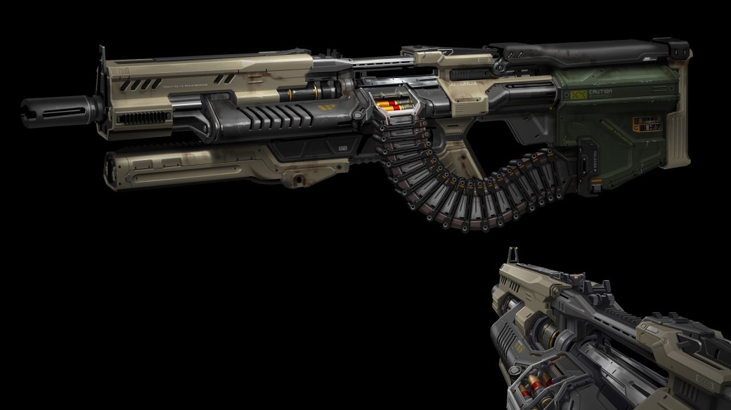 Галерея. Арты оружия из Doom Eternal — с комментариями художников id Software — фото 2