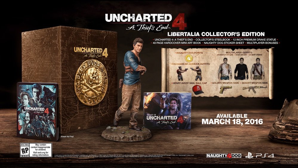 Галерея В российских магазинах появится комплект предзаказа Uncharted 4 - 1 фото