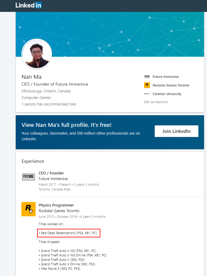 В резюме бывшего сотрудника Rockstar нашли упоминание PC-версии Red Dead Redemption 2 — фото 2