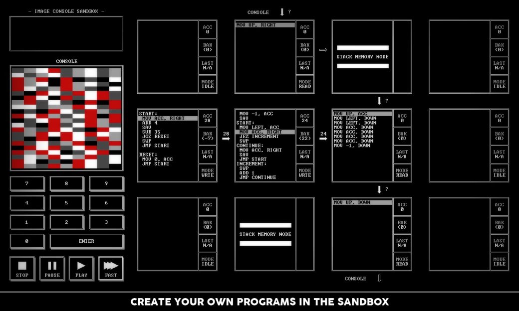 В Steam появилась TIS-100: игра про программирование на ассемблере — фото 3