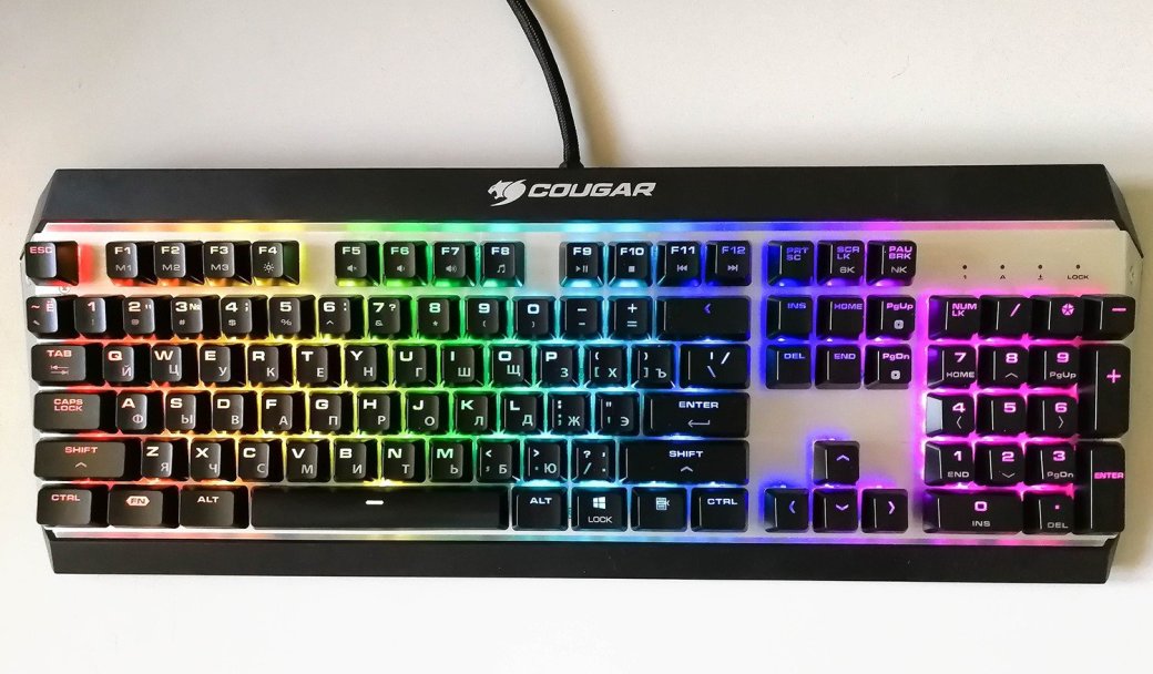 Клавиатура Cougar Attack X3 RGB — настоящие Cherry MX и ничего лишнего — фото 1