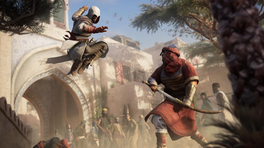 Новый постер Assassinʼs Creed: Mirage отдаёт дань уважения первой части серии — фото 1