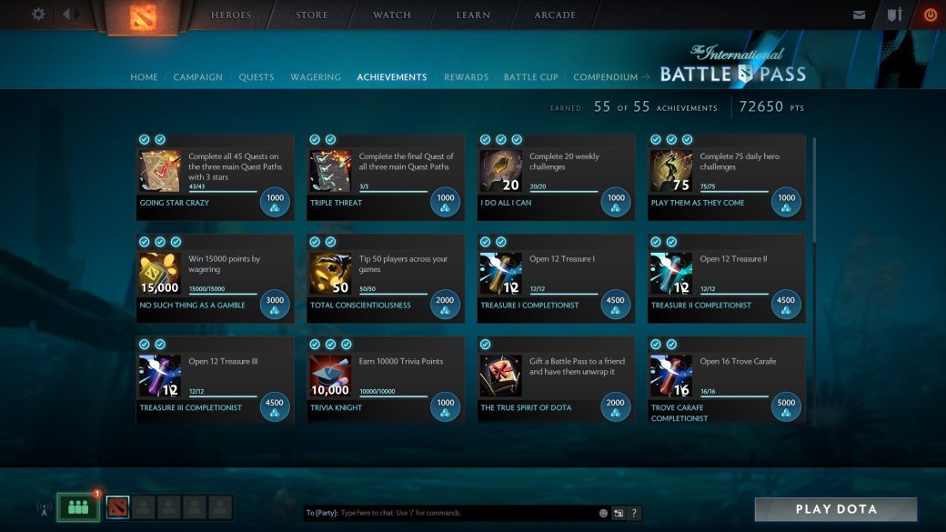 Cтример сумел выполнить ВСЕ задания компендиума в Dota 2 — изображение 2