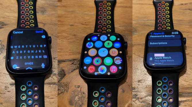 Опубликованы первые реальные фото Apple Watch Series 7 с уменьшенными рамками — фото 1