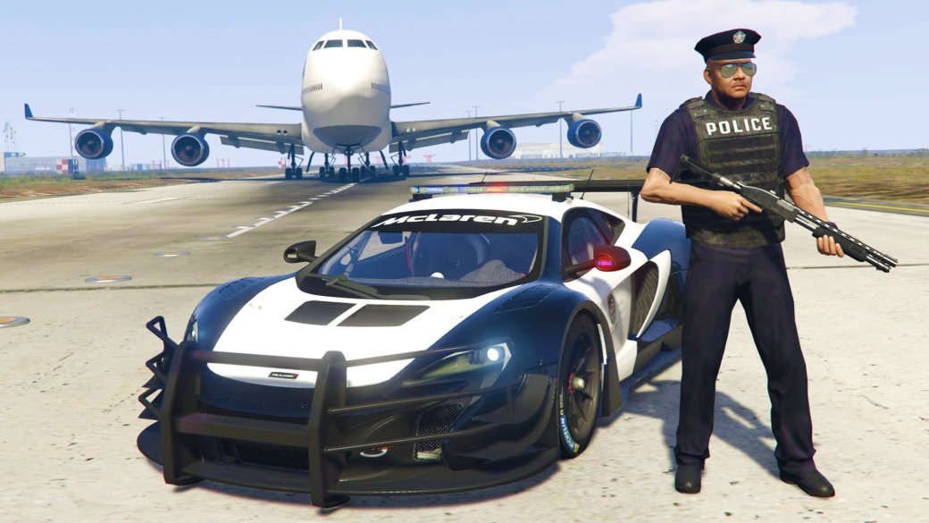 Гифка дня: как работает американская полиция на примере Grand Theft Auto 5 — фото 1