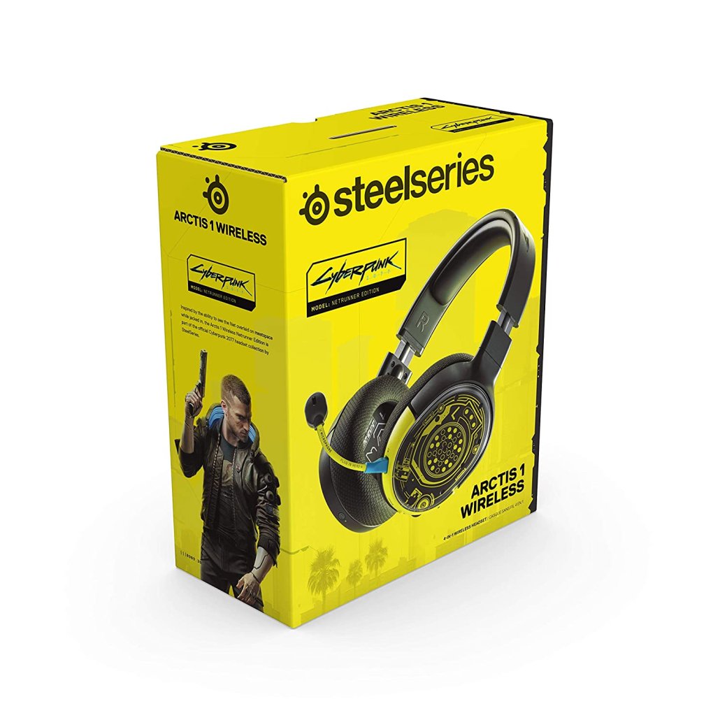 SteelSeries представила беспроводную игровую гарнитуру Arctis 1 в стиле Cyberpunk 2077 — изображение 5