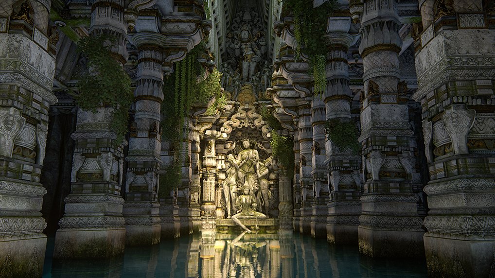 Вот так хойсальская архитектура выглядит в The Lost Legacy