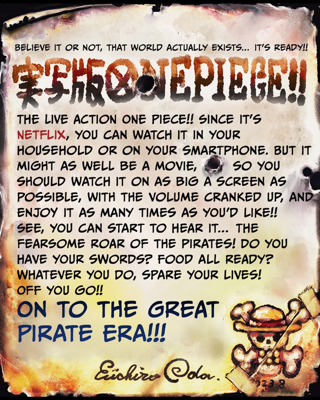 Представлен трейлер лайв-экшен сериала One Piece с голосами из аниме — фото 1