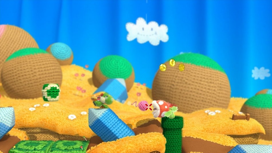 Yoshi's Woolly World — скриншот 1