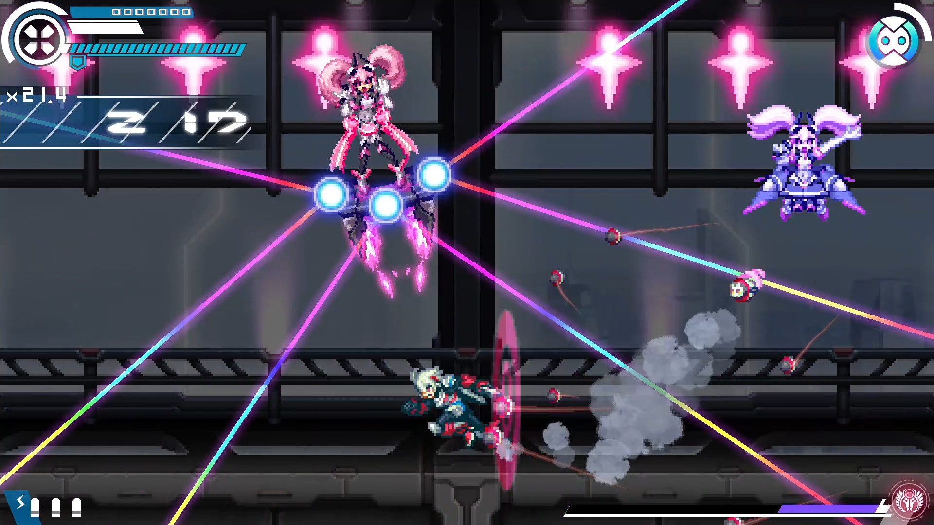 Gunvolt Chronicles: Luminous Avenger iX — скриншот 1