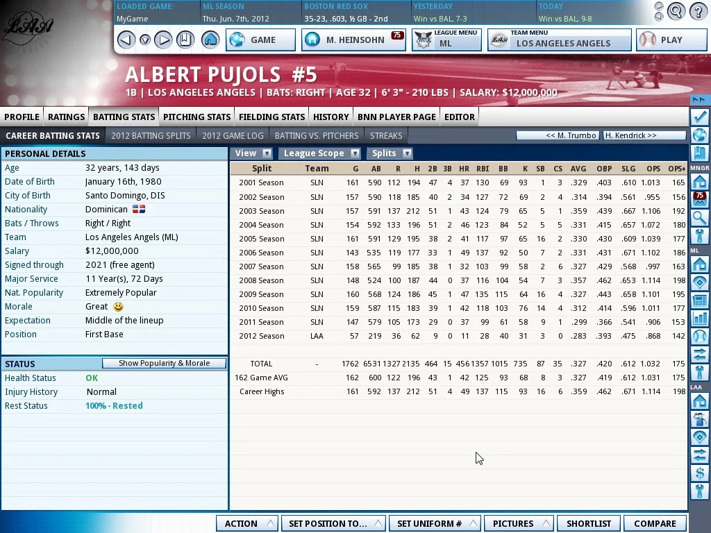 Out of the Park Baseball 13 - кадр 12