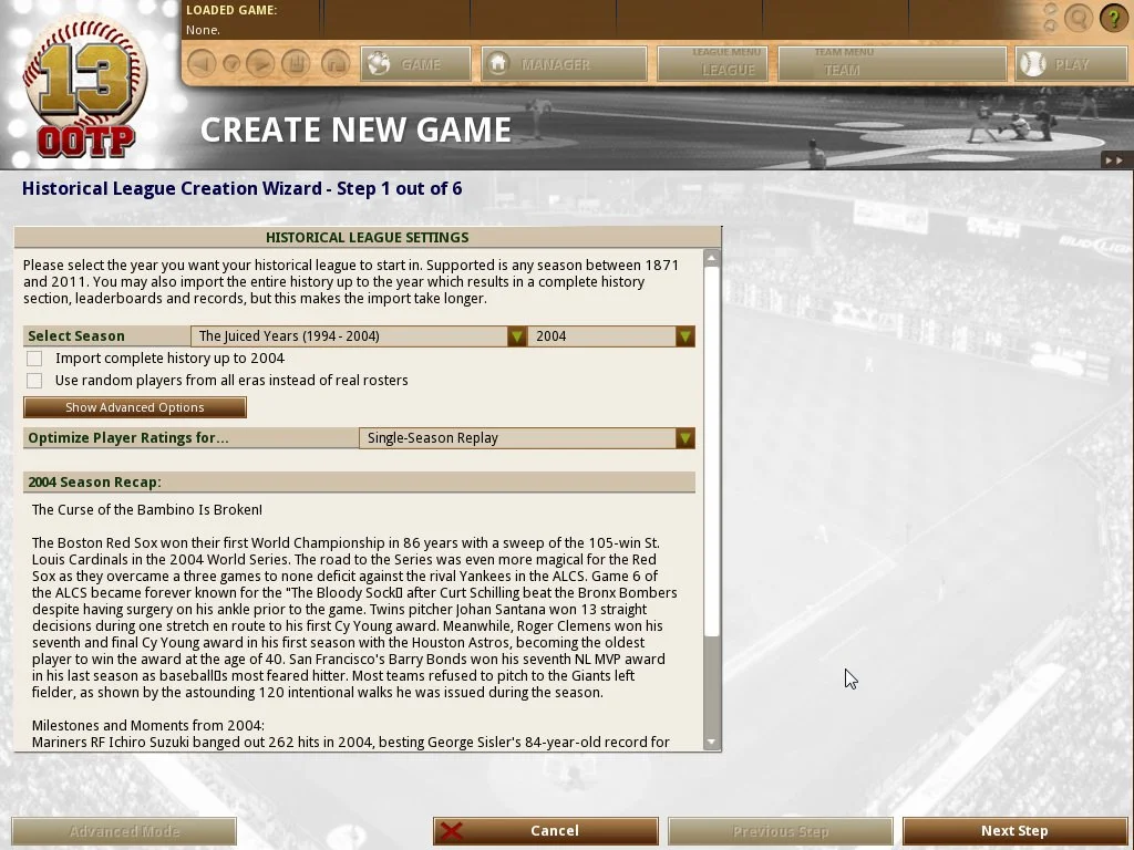 Out of the Park Baseball 13 - кадр 16