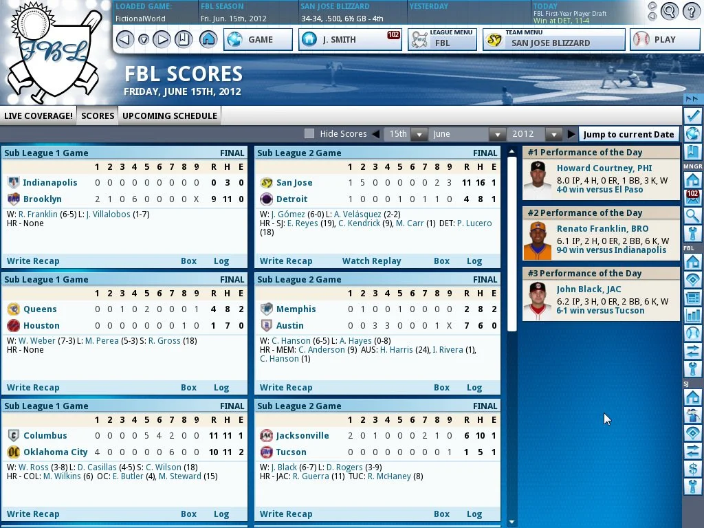 Out of the Park Baseball 13 - кадр 9