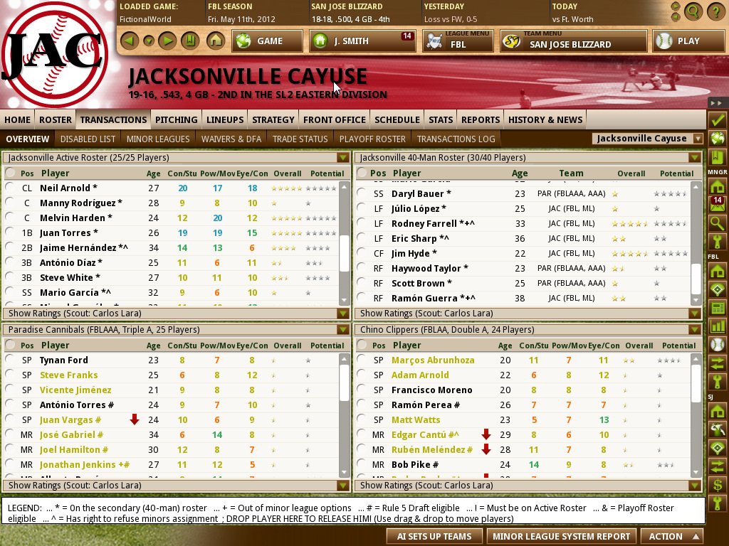 Out of the Park Baseball 13 — скриншот 1