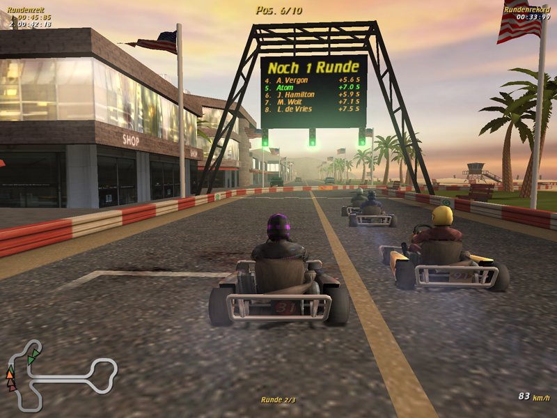 Michael Schumacher Kart World Tour 2004 — скриншот 6