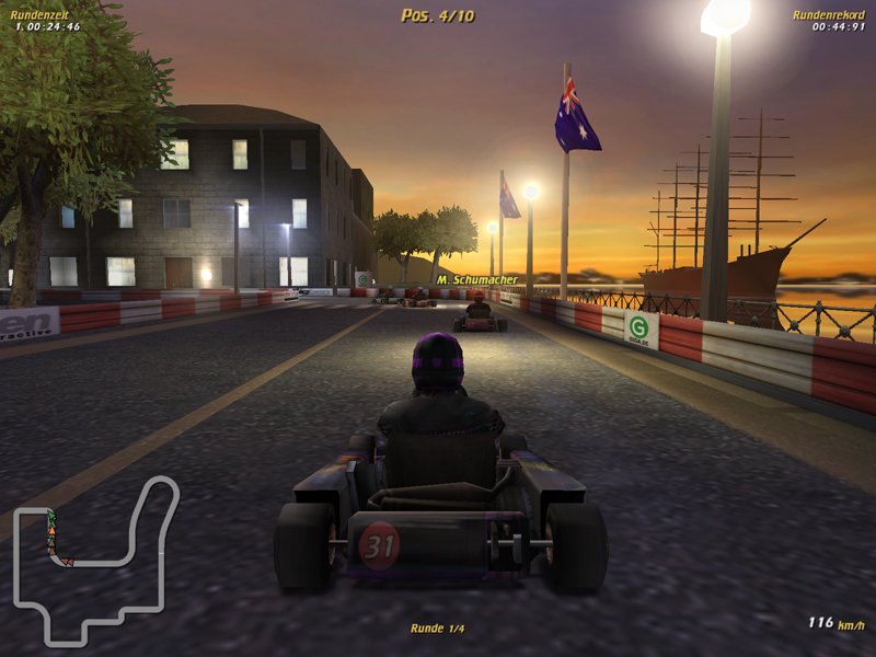 Michael Schumacher Kart World Tour 2004 — скриншот 5