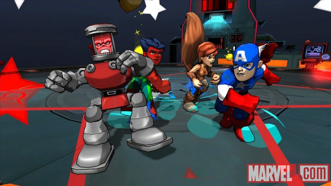 uDraw Marvel Super Hero Squad: Comic Combat — скриншот 2