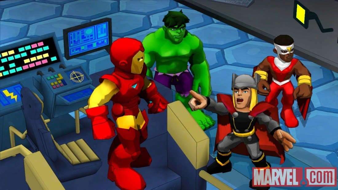 uDraw Marvel Super Hero Squad: Comic Combat — скриншот 5