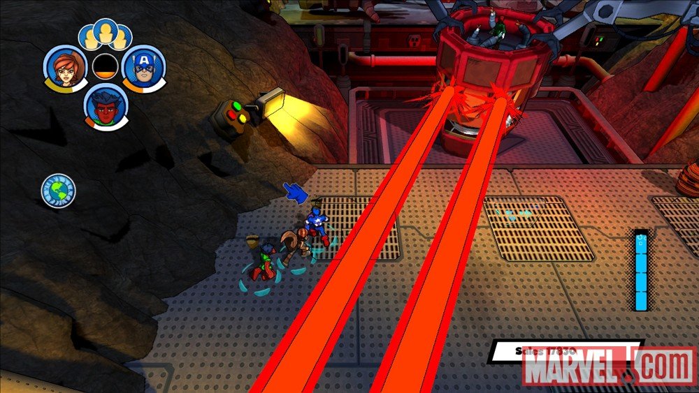 uDraw Marvel Super Hero Squad: Comic Combat — скриншот 8