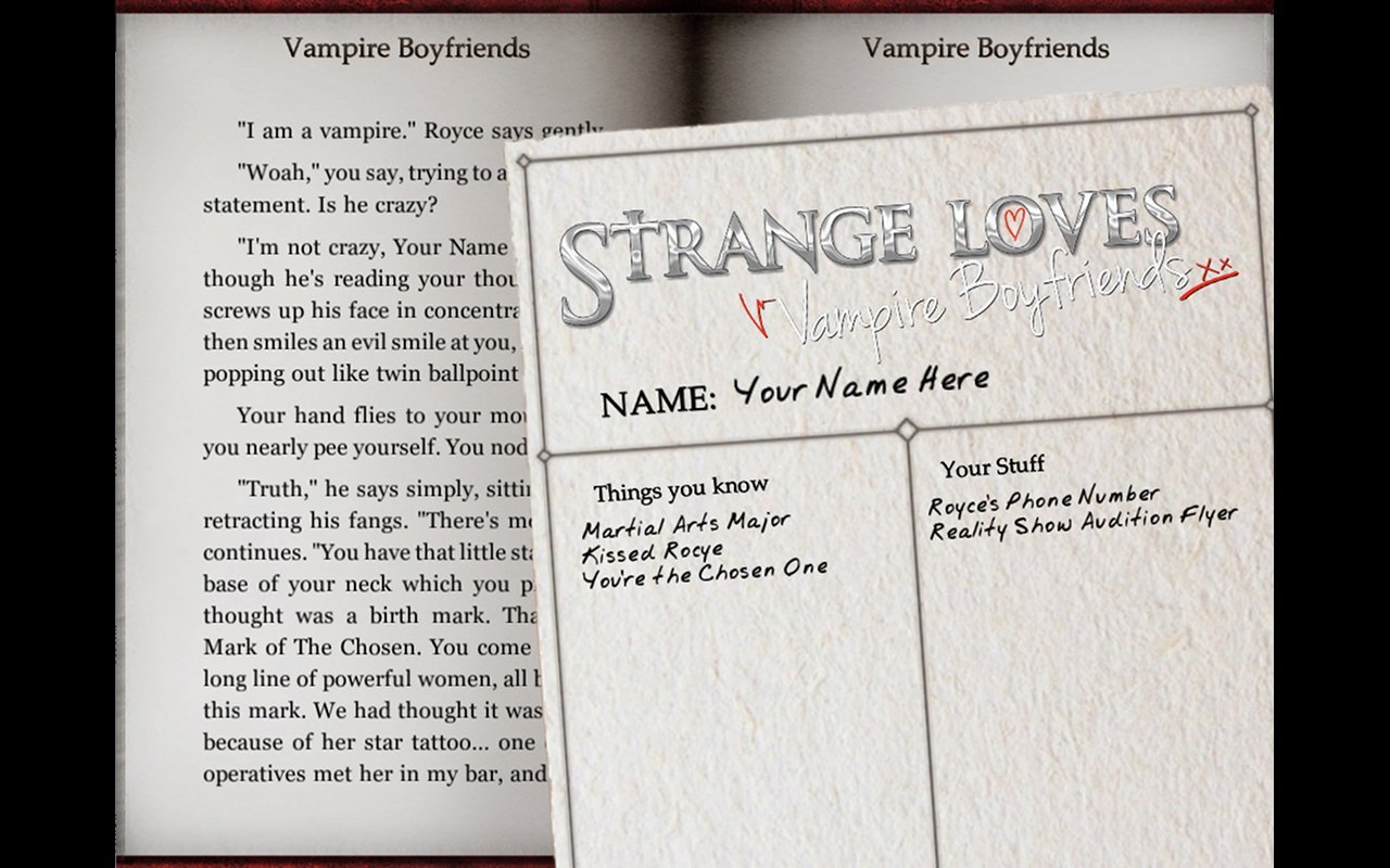 Strange Loves: Vampire Boyfriends — скриншот 3