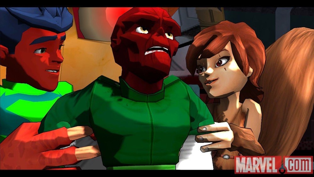 uDraw Marvel Super Hero Squad: Comic Combat — скриншот 7