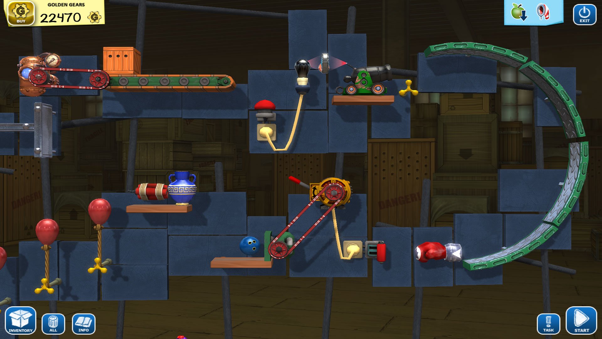 Crazy Machines: Golden Gears — скриншот 1