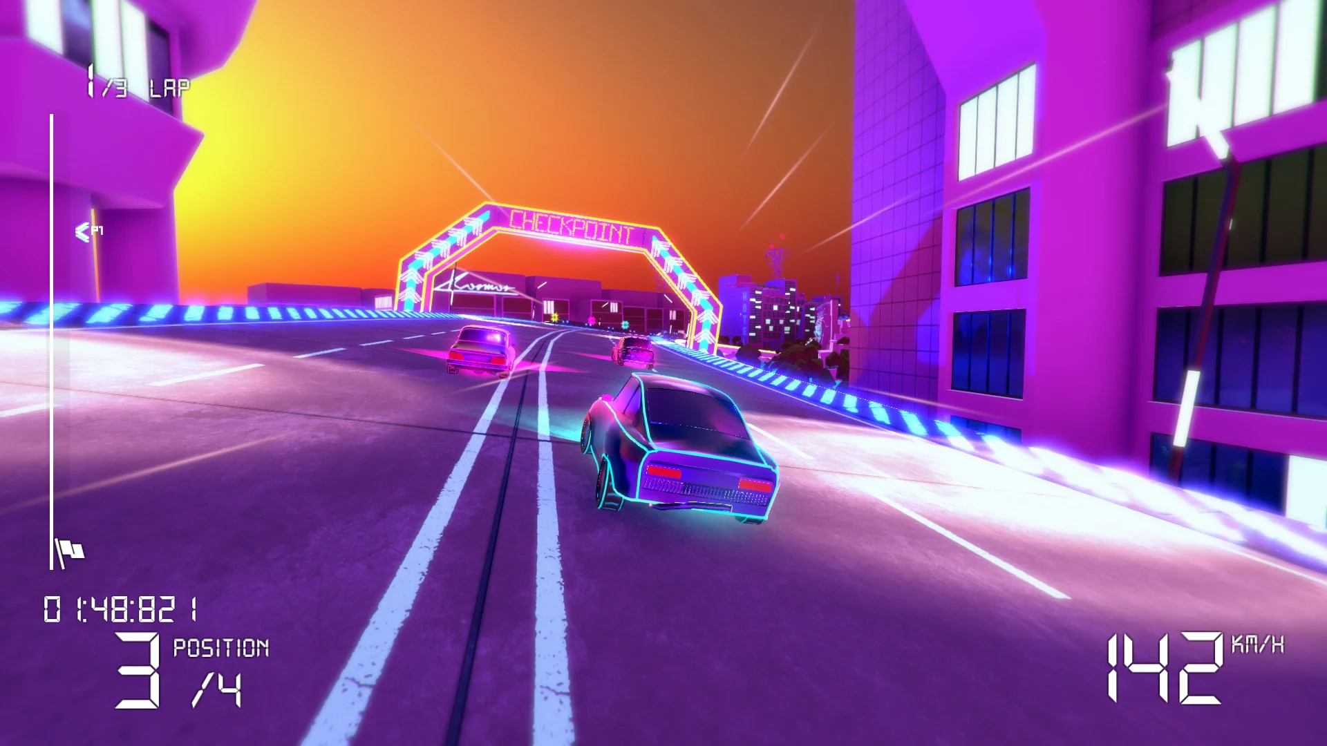 Electro Ride: The Neon Racing - кадр 10