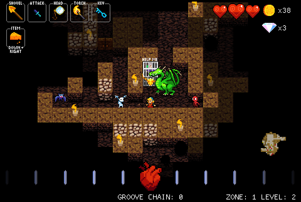 Crypt of the Necrodancer — скриншот 3