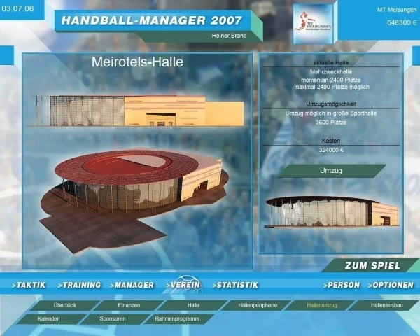Handball Manager 2007 - кадр 9